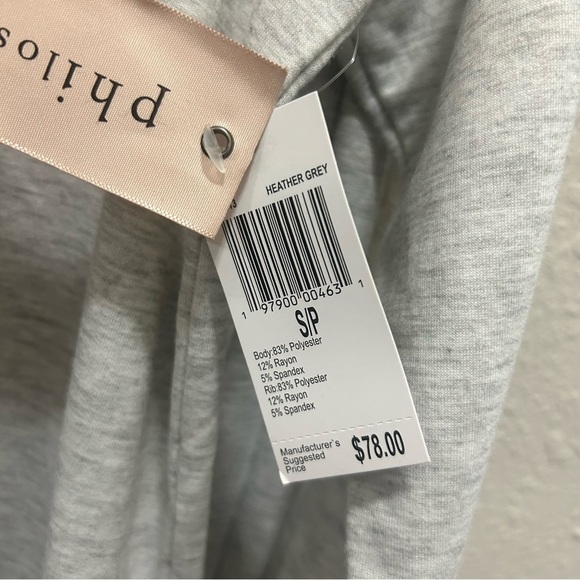 Philosophy "Merry" Heather Grey Christmas Lounge Set NWT Small - Picture 3 of 6